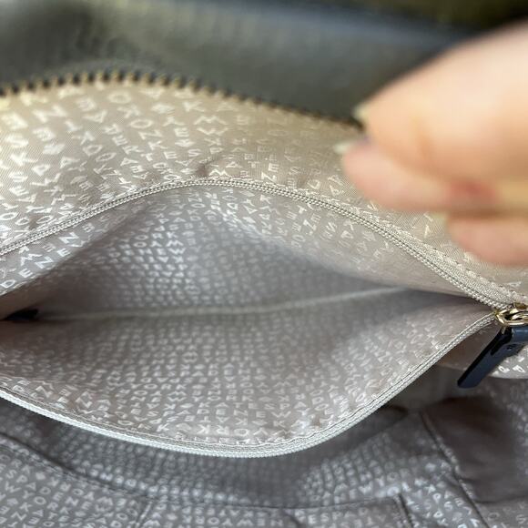 Kate Spade New York Large Gray Baxter Street Fernrose Pebbled Leather Tote Bag - Picture 10 of 16